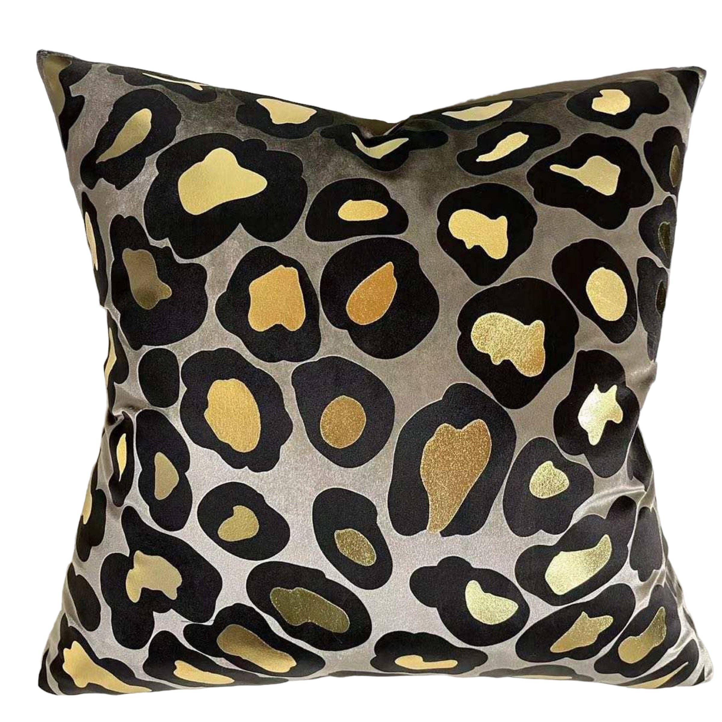 luxelifestyledecor – Engroshandel Pyntepudebetræk – LEOPARD GULD1