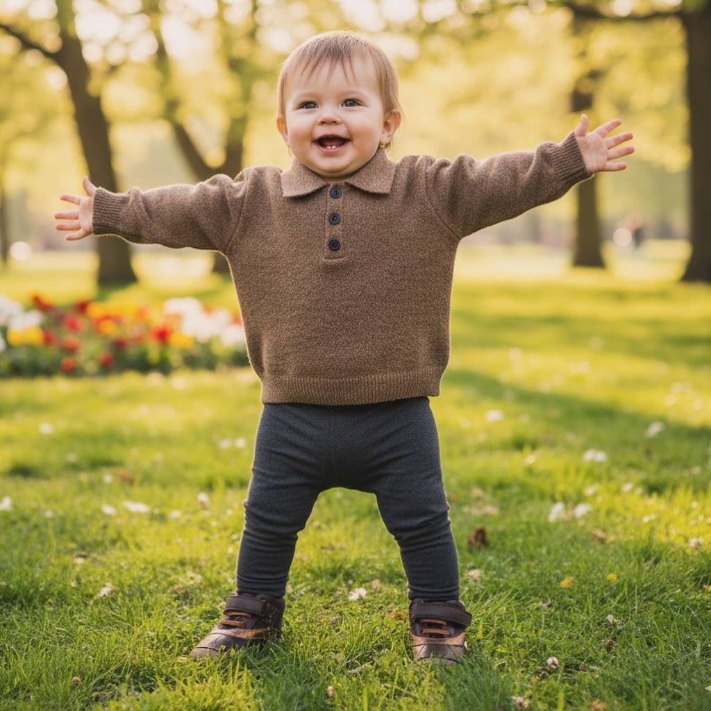 Ozznek Children’s Footwear & Apparel Brand - Wholesale Knit Sweater - Kids - Organic Cotton Toddler Sweater – Soft, Breathable Outerwear 6