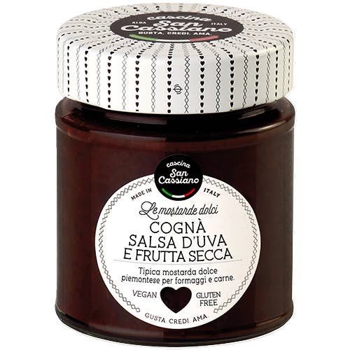 “Cognà” Salsa D’uva Con Frutta Secca 170 g - Vegan per la vendita all'ingrosso da parte di CASCINA SAN CASSIANO SRL