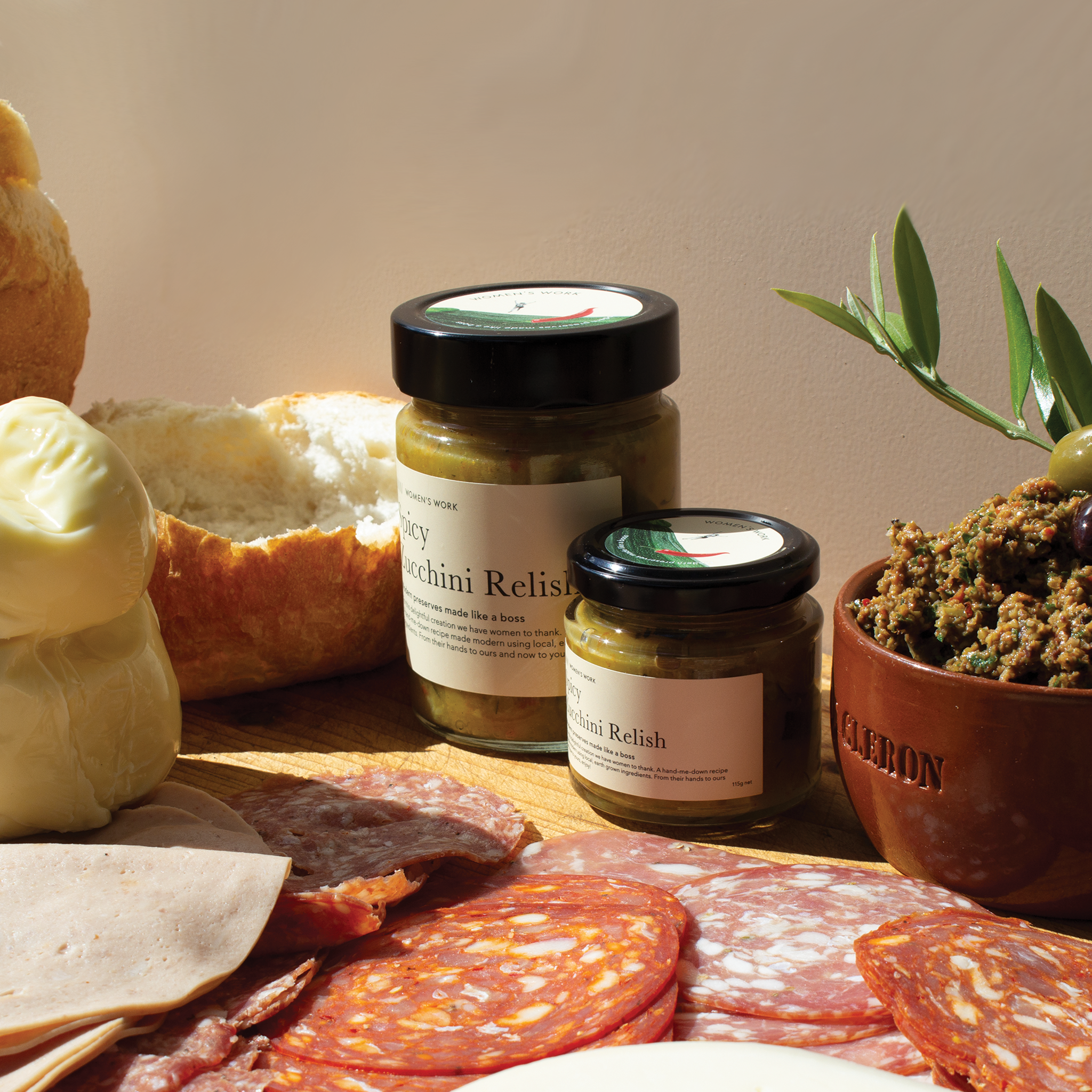 Women's Work – wholesale Relish – Kryddig Zucchini Relish PETITE6