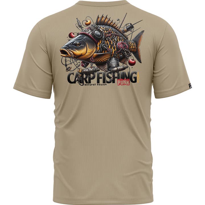 T-shirt CARPFISHING PUNK por atacado de Hotspot Design