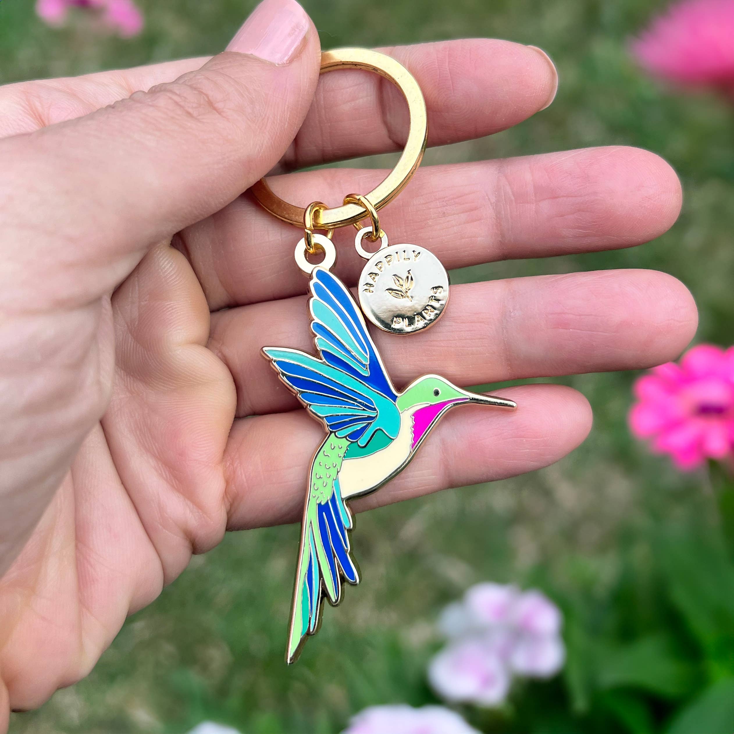 Happily Plants - Wholesale Keychain - Unisex - Hummingbird Keychain & Bag Charm cute animal gifts cash wrap7