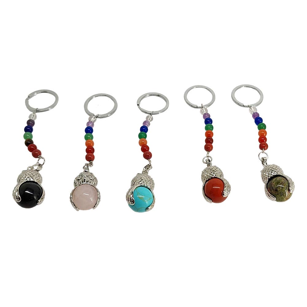VIE – wholesale Keychain – Unisex – Mixed Gemstone Keychain4