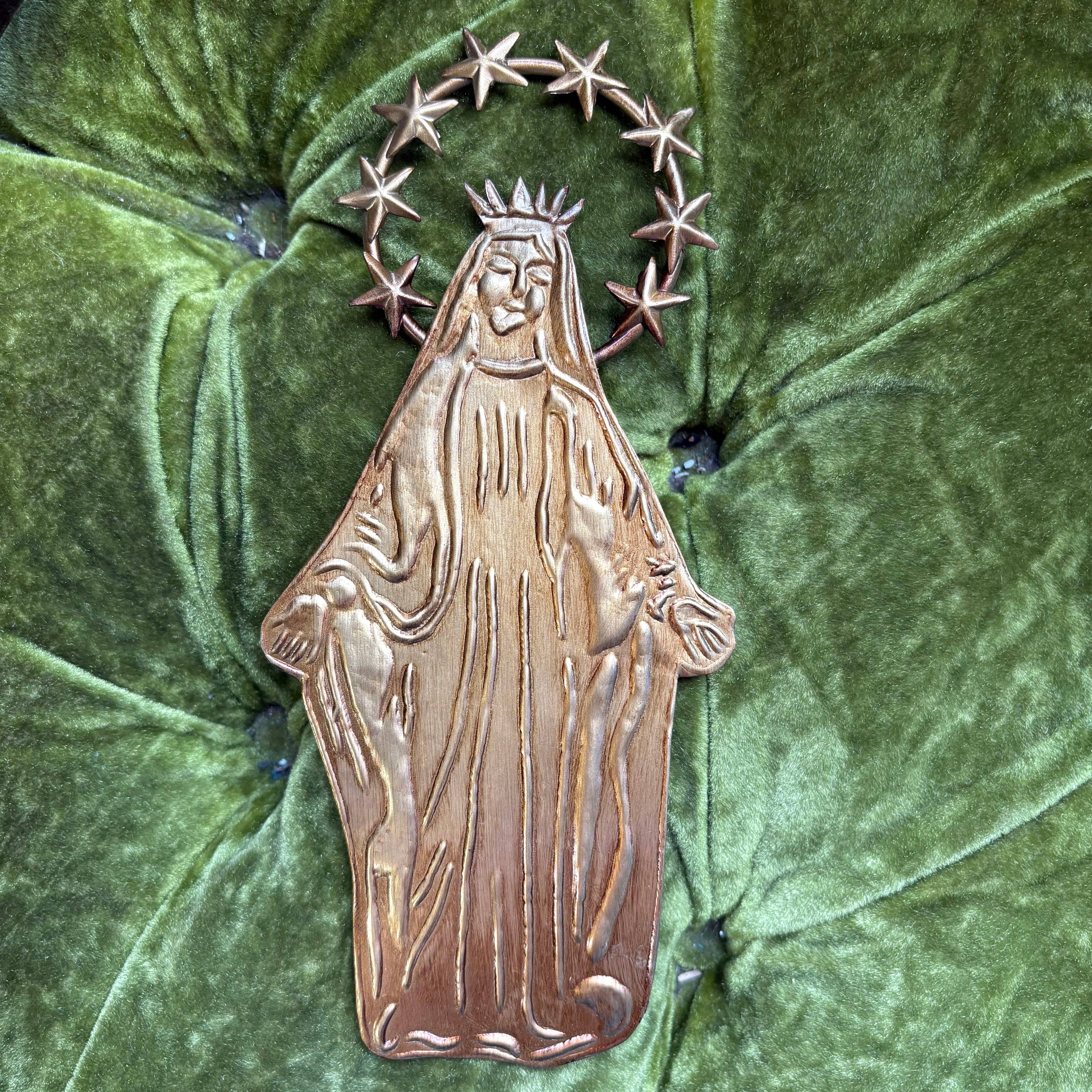 Love and Honor Jesus LLC - Wholesale Ornament - Our Lady Tin Ornaments3