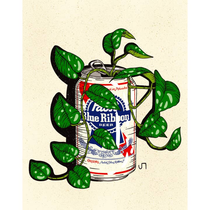 Howdy Studio - Wholesale Art Print - PBR Beer Can