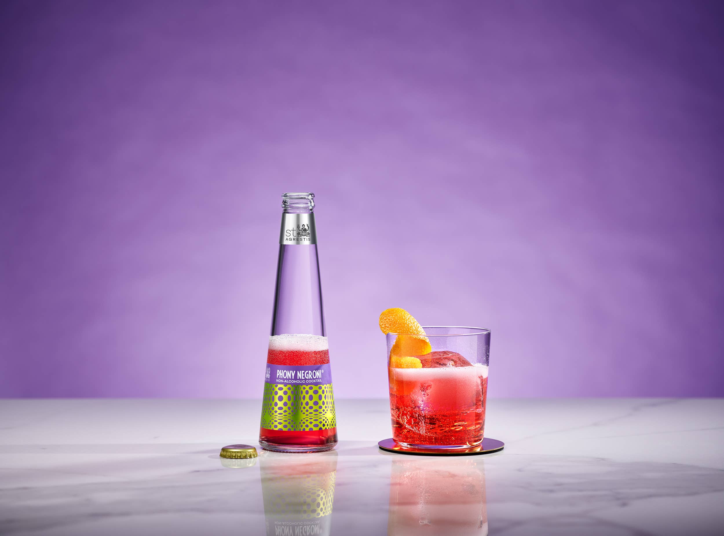 St. Agrestis - Vente Apéritifs sans alcool/mocktails - Phony Negroni® sans alcool de St. Agrestis.3