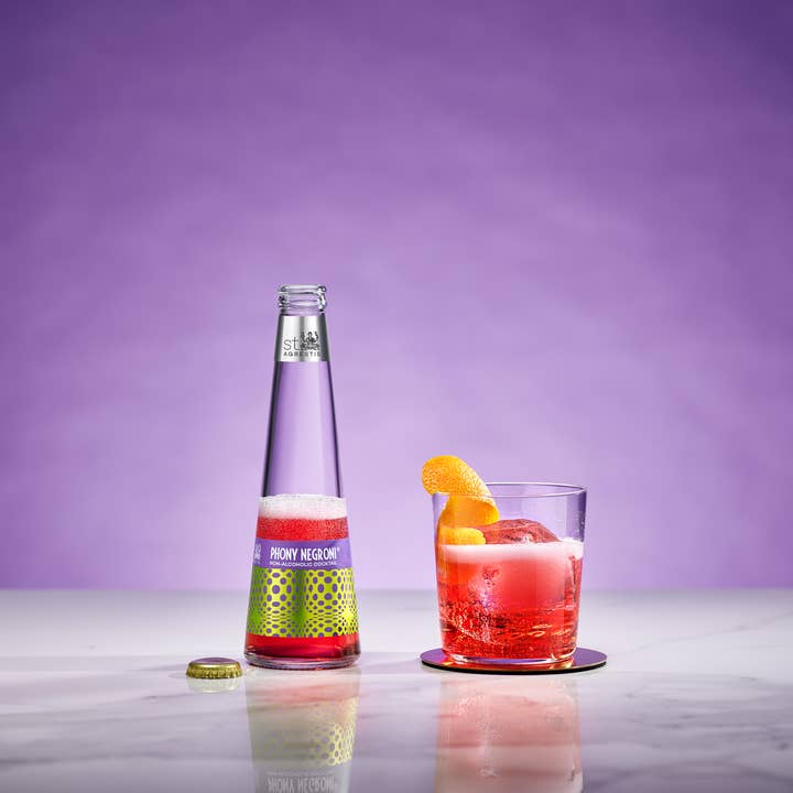 Phony Negroni x St. Agrestis - Wholesale Non-Alcoholic Aperitif/Mocktail - St. Agrestis Non-Alcoholic Phony Negroni®.3