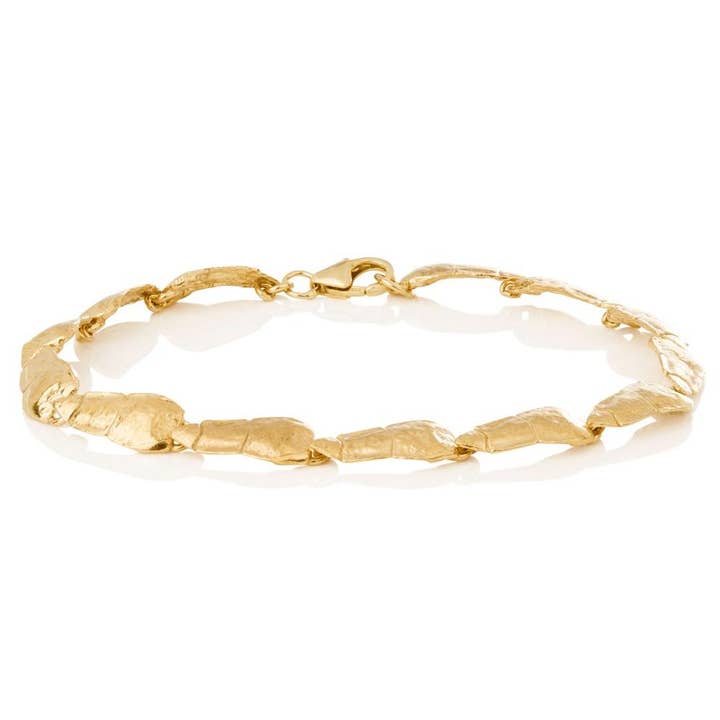 Pulsera Rán de plata de ley 925 chapada en para venta al por mayor de AURUM by Guðbjörg