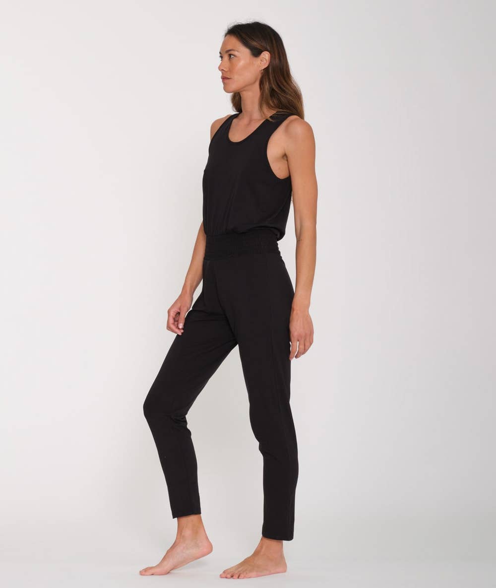 Deep Black SANGHA - Yoga jumpsuit for wholesale on Faire3