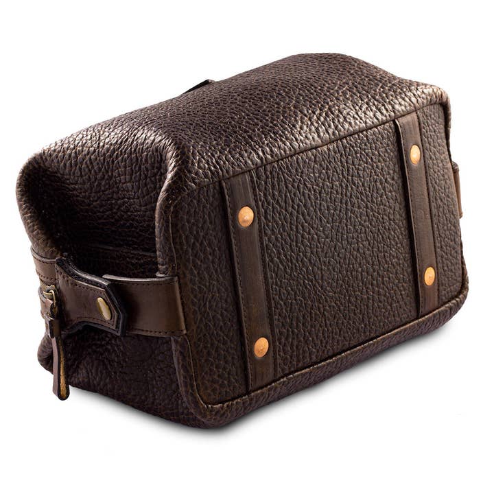 Mission Mercantile Leather Goods - Vendita all'ingrosso Beauty case - Uomo - Theodore - Borsa da bagno in pelle4