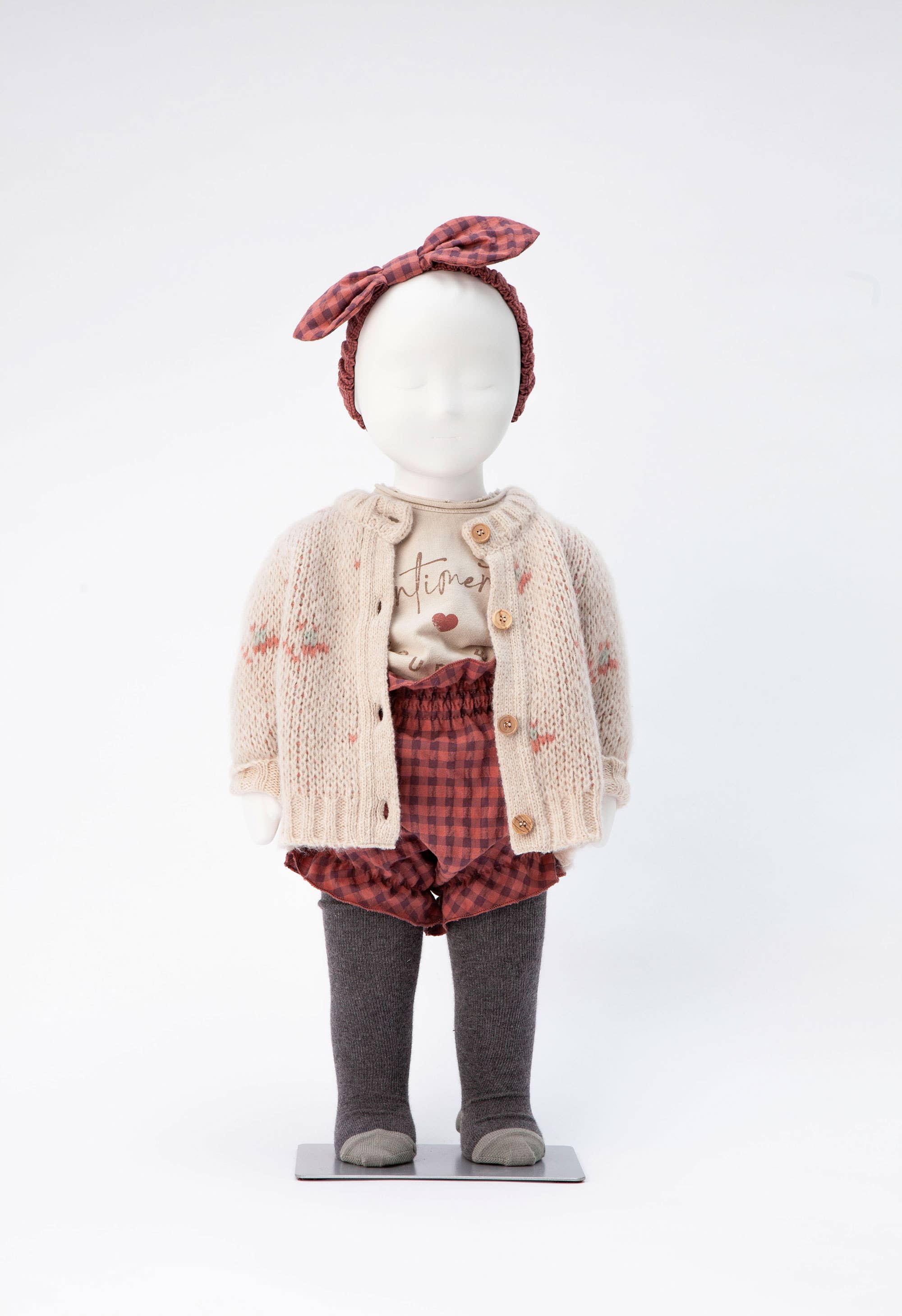 Gebroken wit Baby bloemenvest W60222 voor groothandel op Faire0