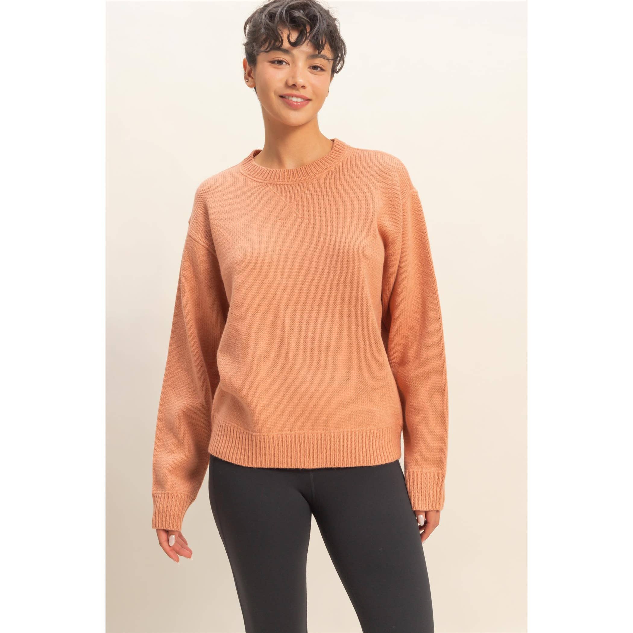 HYFVE - Wholesale Knit Sweater - Women's - Crew Neck Sweater11