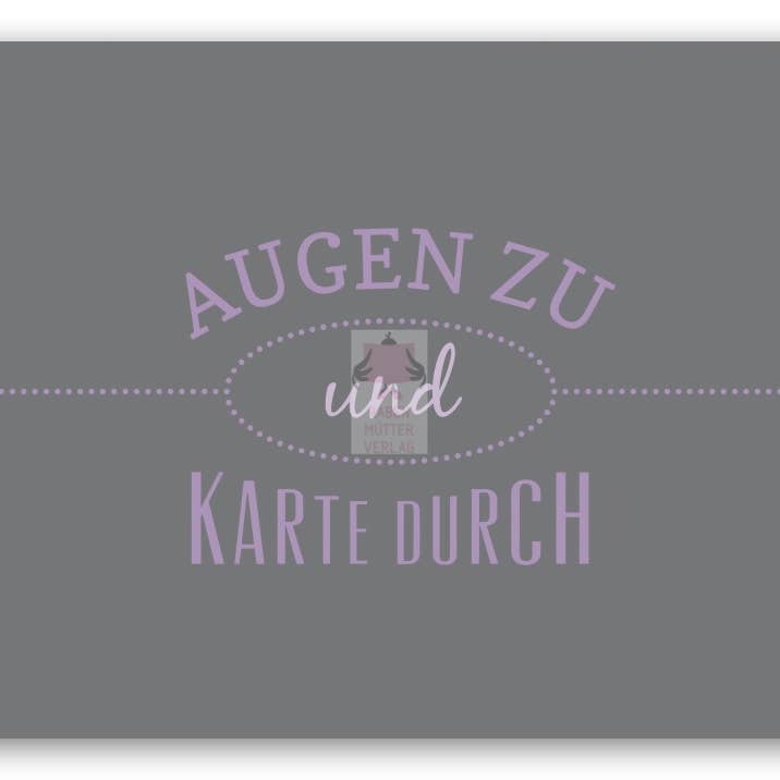 Rabenmütter Verlag UG - Wholesale Postcard - Postcard “Eyes Close”1