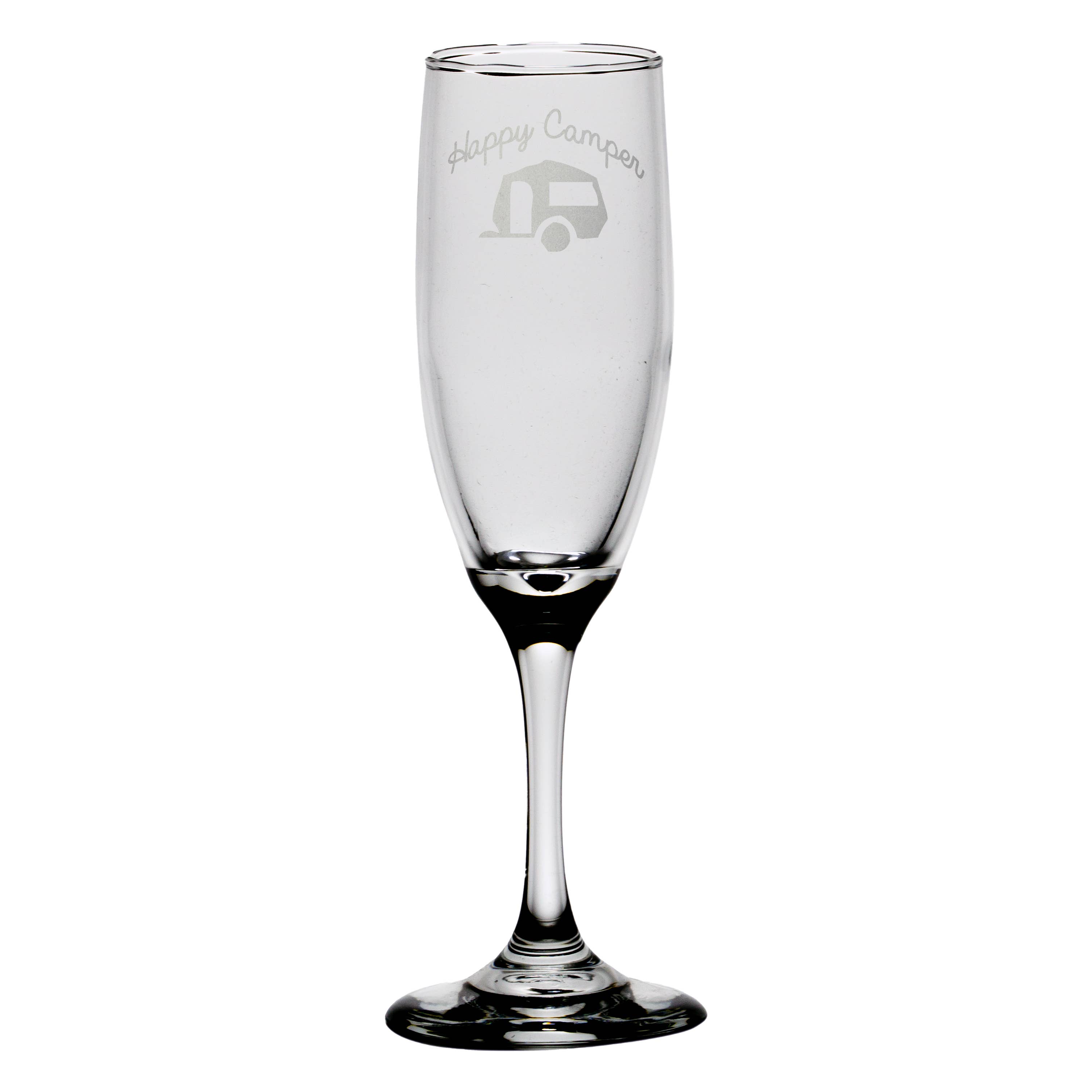 Mixing Spirits - Wholesale Wine Glass - Happy Camper Wine Glass2