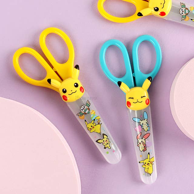 K-Wonderland - Wholesale Scissors - Pokemon Mascot Scissors with Safety Cover Cap5