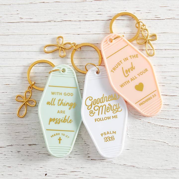 Faithworks by Creative Brands - Wholesale Keychain - Unisex - Scripture Keytag-Proverbs 3:5
