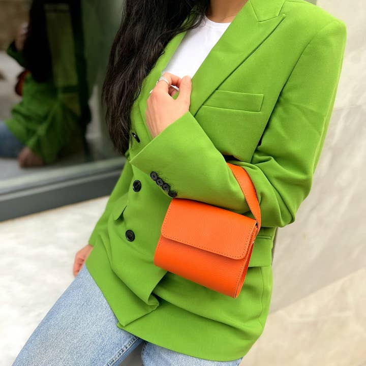 Christina Christi - Wholesale Handtas met handvat - Dames - Kleine portemonnee dames, leren tas, tas met handvat aan de bovenkant, handtas, gif5