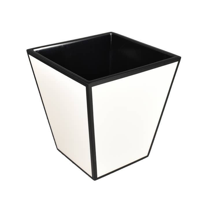 Vit med svart - Avfallskorg - L-63FSWBT för wholesale av Pacific Connections