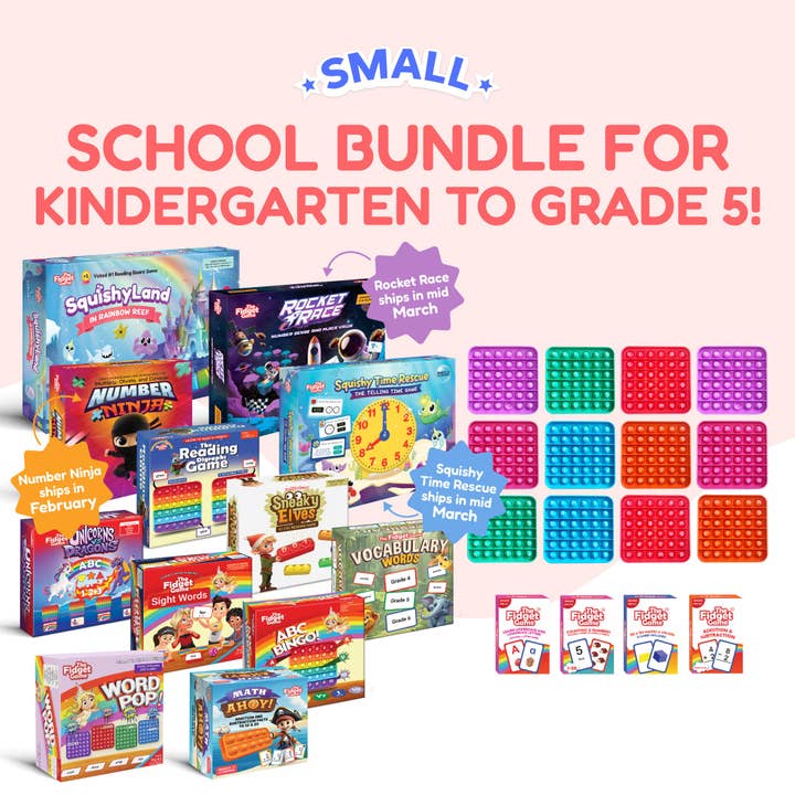 Small School Bundle for K-5 for wholesale by The Fidget Game