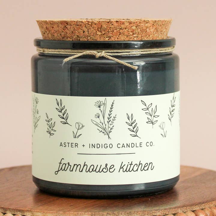 Cuisine de ferme | Bougie au soja pour la vente par Aster + Indigo Candle Co.