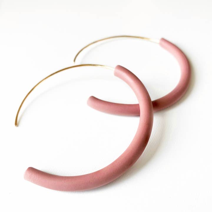 Isla Clay Earrings in Free Spirit for wholesale by NIYIEMstudio