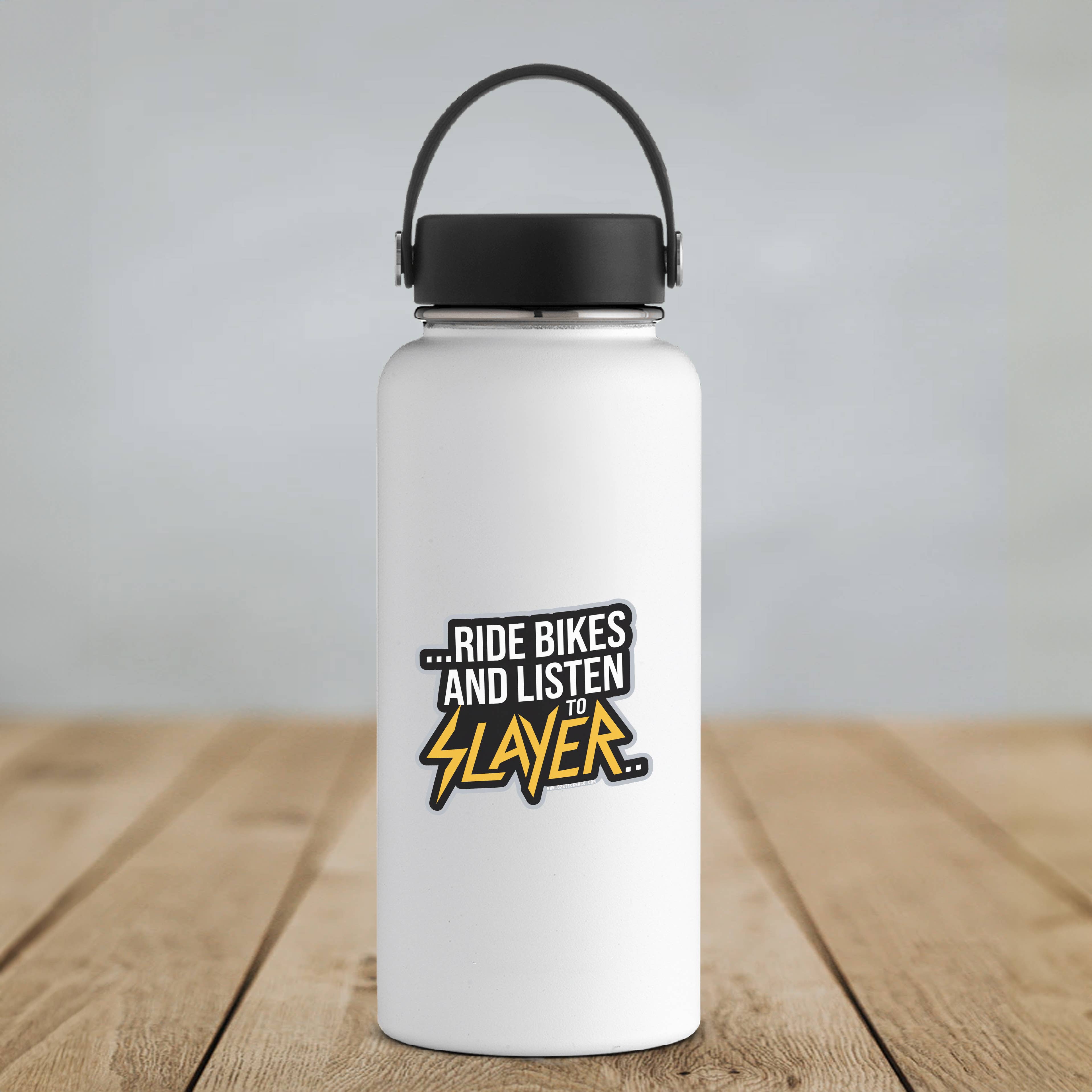 Ozark Sticker Company - Wholesale Sticker - Ride Bikes and Listen to Slayer Sticker 3