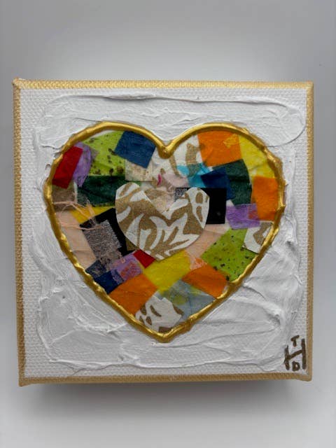 Collage Heart - Single for wholesale by Deceaux Art