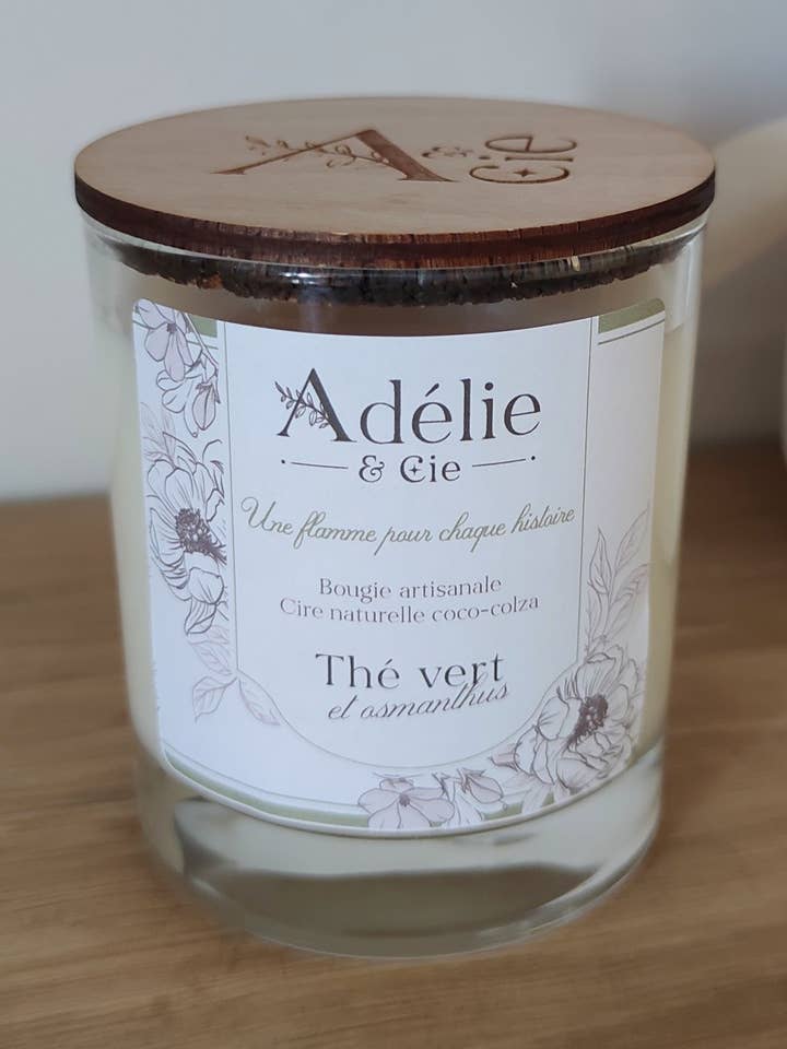 Vela perfumada de té verde Osmanthus para venta al por mayor de Adélie et Cie