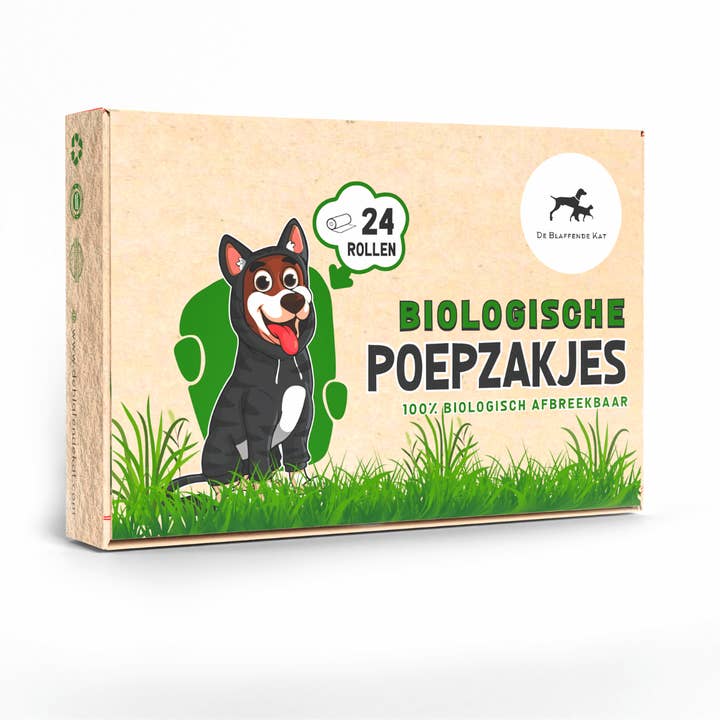 De Blaffende Kat - Wholesale Pet Poop Bag - Biodegradable Dog Poop Bags 360 Pieces