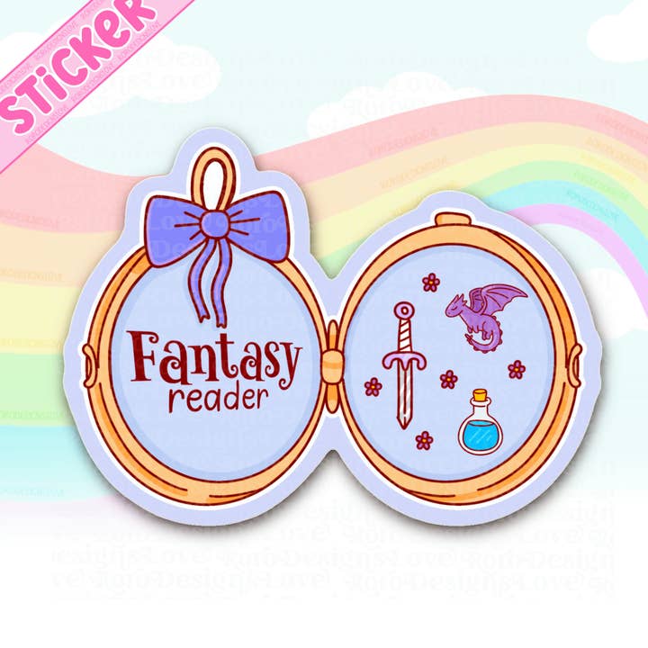 Autocollant de lecteur de fantaisie pour Kindle, mignon coquette pour la vente par RoroDesignsLove