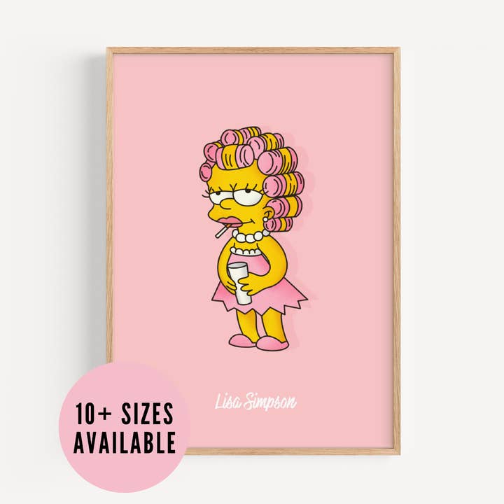 Kocopine Collective - Wholesale Art print - Lisa Simpson (The Simpsons) - Wall Art0