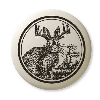 Jackalope Porcelain Pendant Gift Box for wholesale by Touchstone Pottery