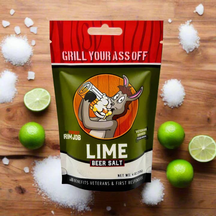 Grill Your Ass Off - Spices, Rubs, Seasonings, Sauces, Jerky – wholesale Salt – Lime Beer Salt - Dryck, Cocktail Mixer, Inrikes, Import