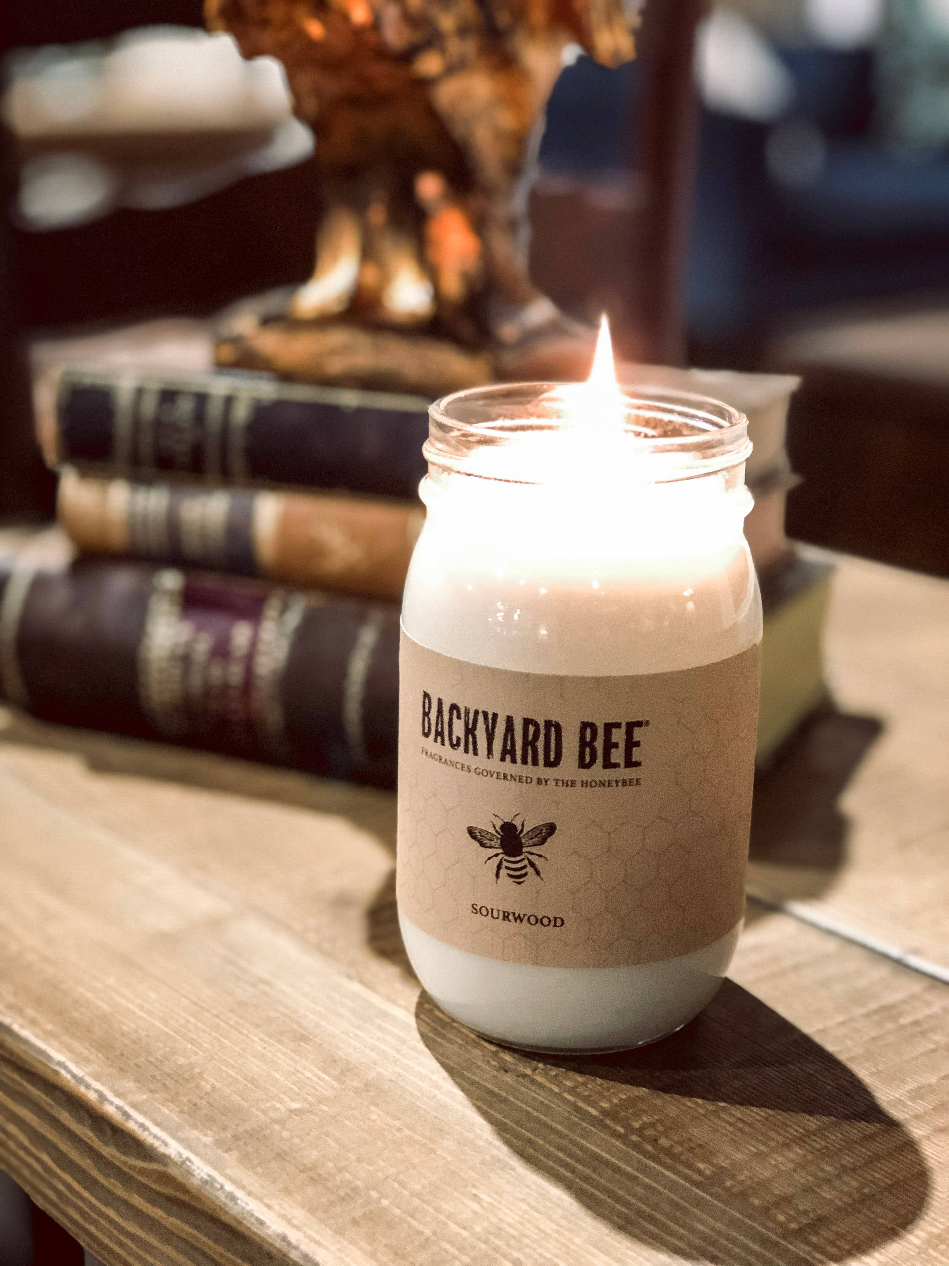 Backyard Bee - Wholesale Jar/Filled Candle - Sourwood Blackberry Bergamot Vanilla Jar Candle2