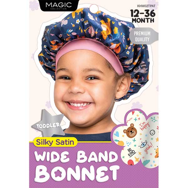 Majestic Wholesale – Engroshandel Nathue – til børn – Bredt Bånd Silkeagtig Satin Børnehue Baby, Tumling, Børn 12CT