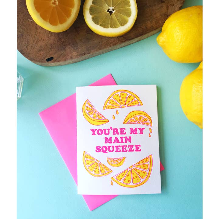 Richie Designs - Wholesale Anniversary Card - Main Squeeze - Happy Anniversary Card - Funny Greeting Card1