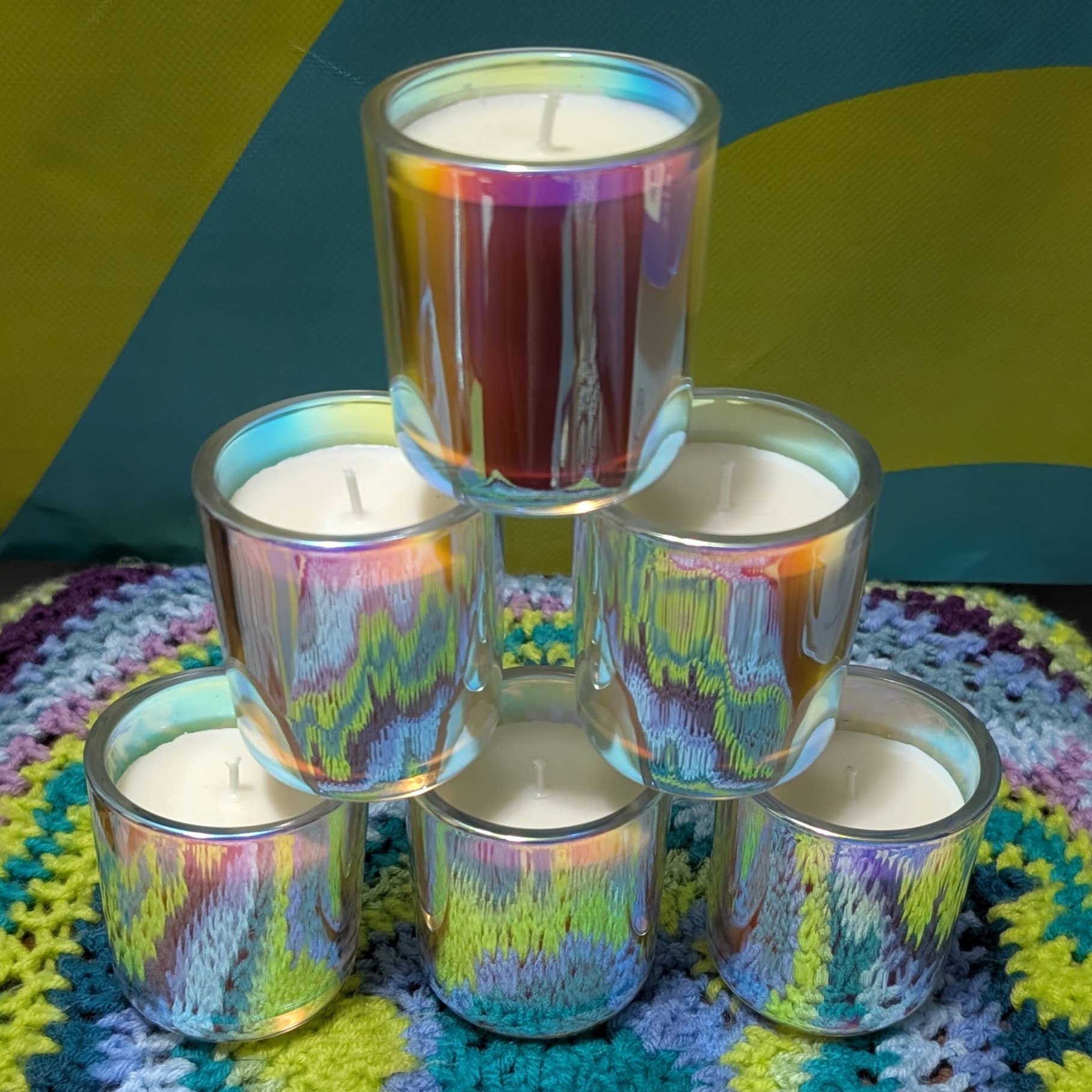 SpillProofLiquid - Wholesale Jar/Filled Candle - Mystery Scent Mini 4 oz Reclaimed 100% Soy Wax Candles1