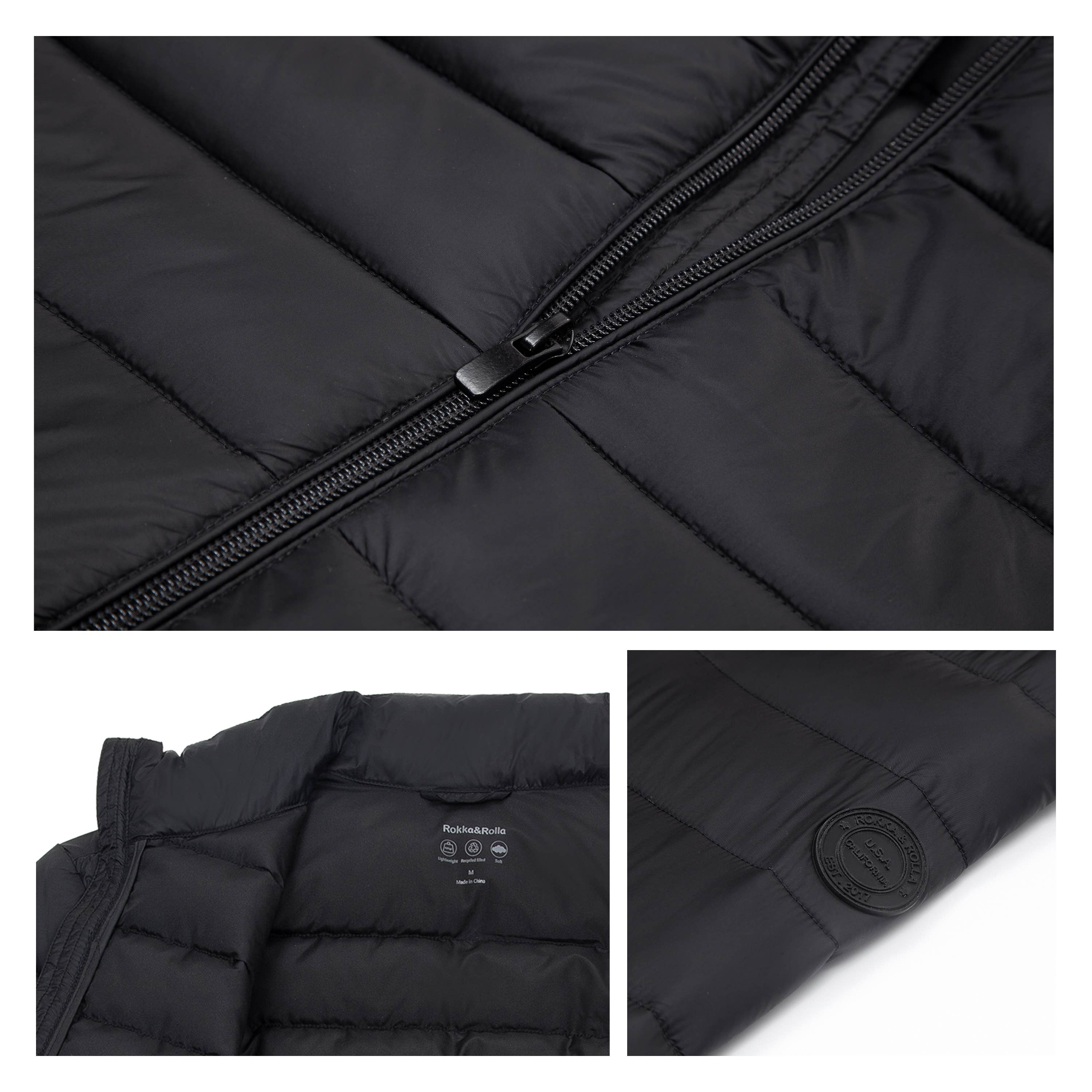 Rokka & Rolla - Wholesale Puffer Jacket - Men's - Men's Light Packable Puffer Jacket21