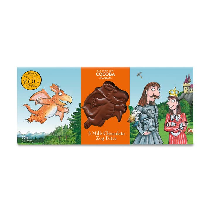 Zog Chocolate Bites for wholesale by Cocoba