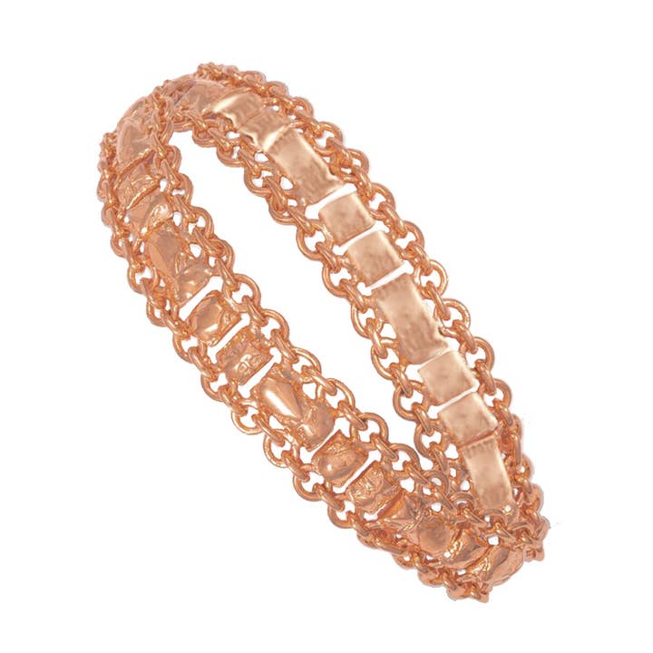 Rose Gold Electrum Bracelet for wholesale by MONVATOO London