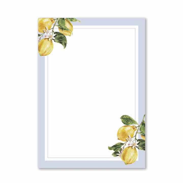 Lemons Notepad for wholesale by Paper Betty