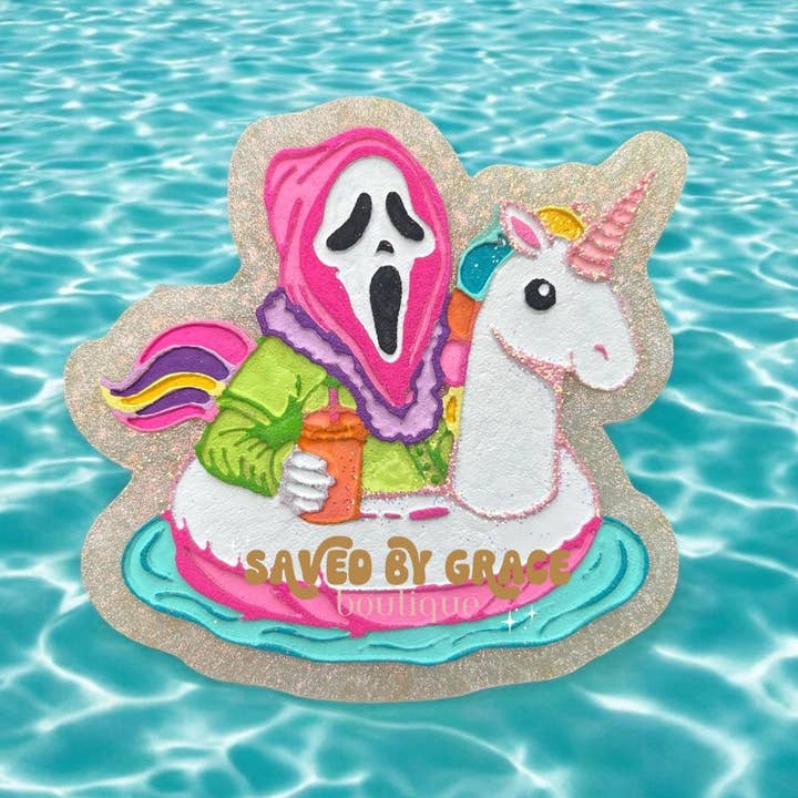 Ghostface Floaty Freshie for wholesale by Goldie Scents Co.