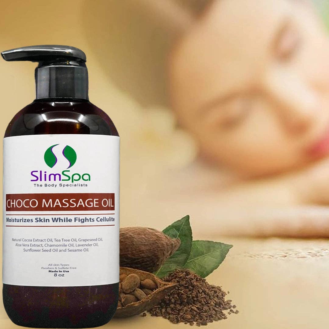 SlimSpa The Body Care Specialists - Wholesale Massage Oil/Gel - Choco Body Massage Oil 8oz2