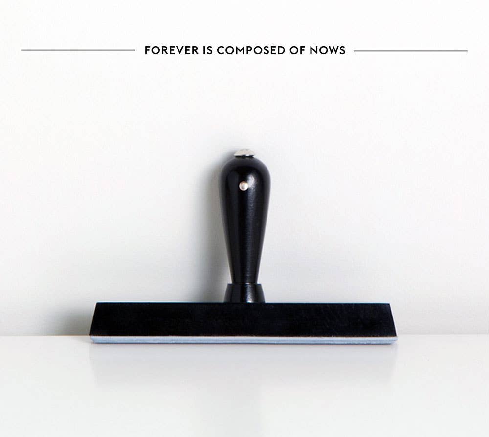 Wms&Co. - Wholesale Rubber/Decorative Stamp - Philosophical Quote Hand Stamp and Inkpad - Single Line46