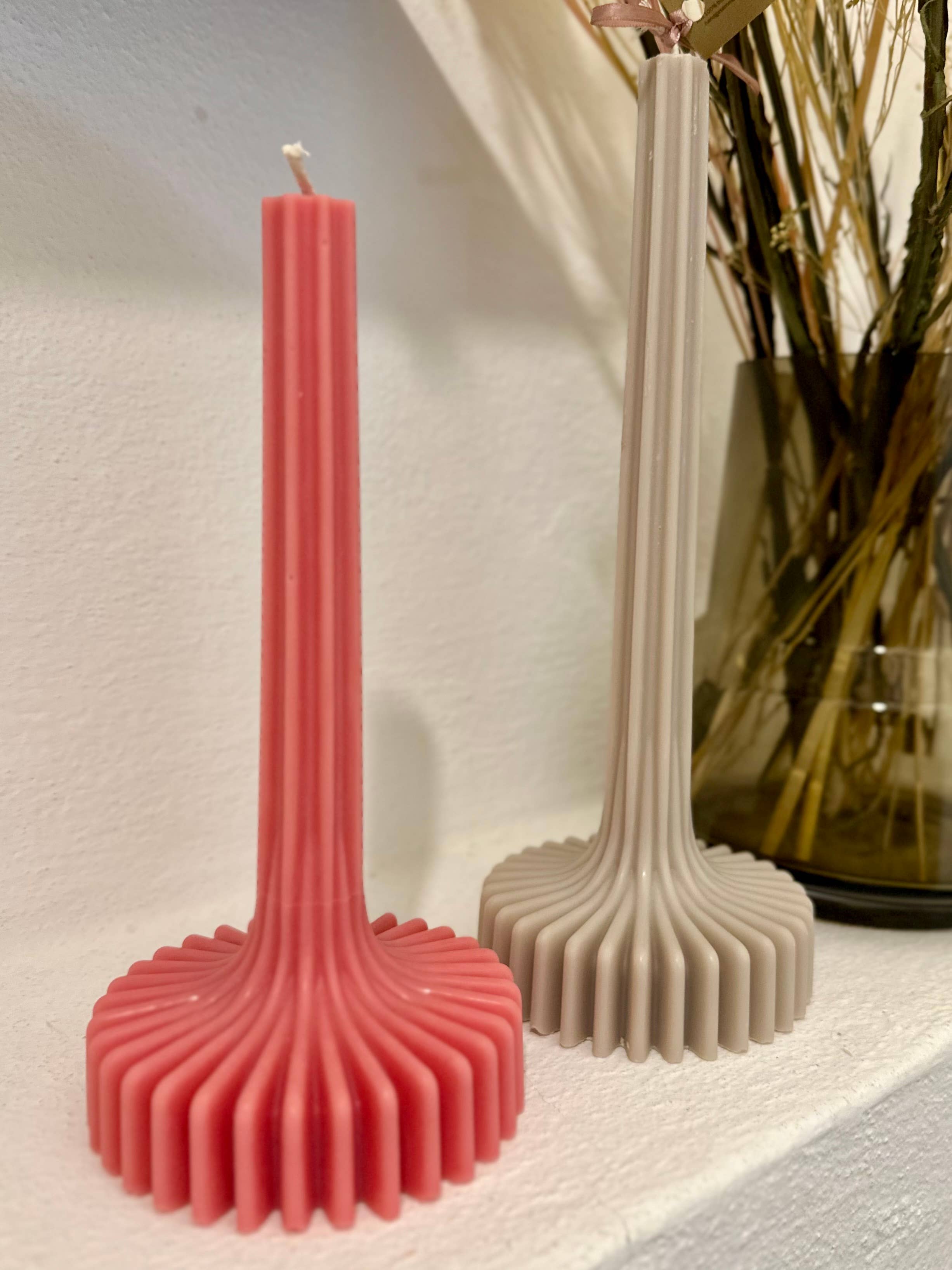 Nature Lover - Wholesale Pillar Candle - Geometric taper candle made from a blend of rapeseed and soy wax0