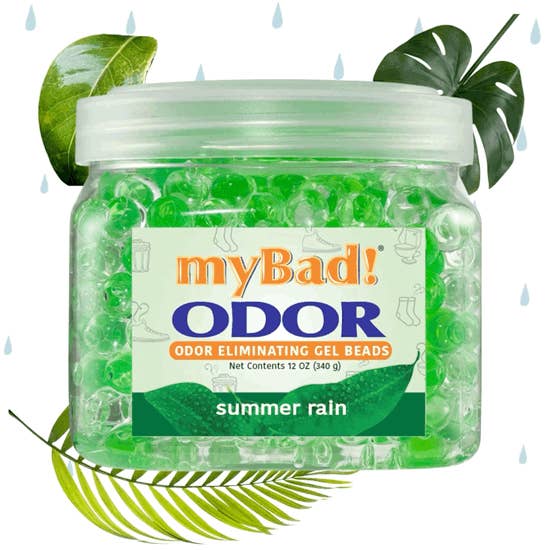 my Bad! Odor Eliminator Gel Beads 12 oz - Summer Rain for wholesale by Powerizer