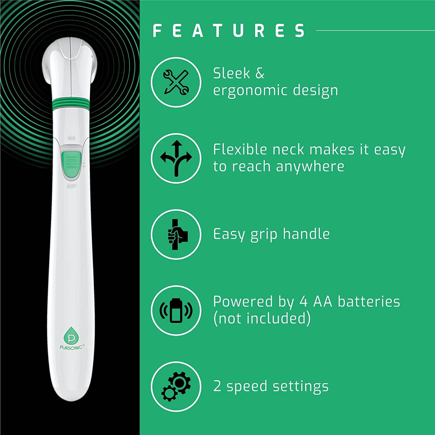 Pursonic – wholesale Kroppsmassage – Massager med handhållen trollstav3