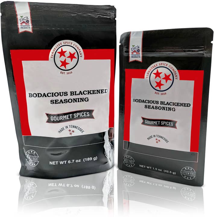 Lagniappe Spice & Tennessee Spice Company - Wholesale Dried Spice Mix - Mini Packs - Bodacious Blackened Seasoning (TN Spice) 1.5oz0