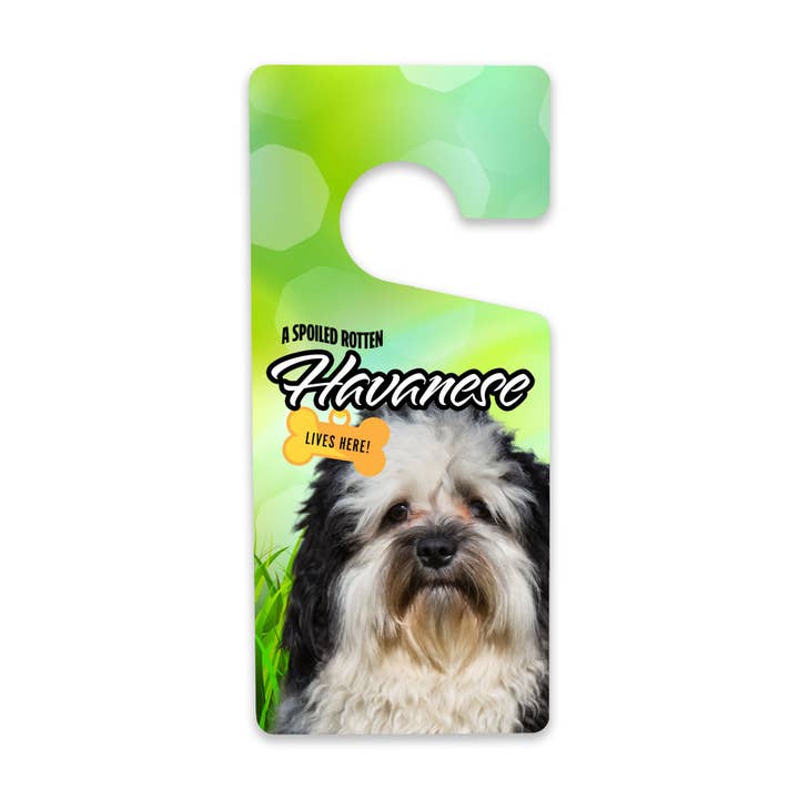 Havanese Door Hanger for wholesale by Real Cool Stickers & Stuff