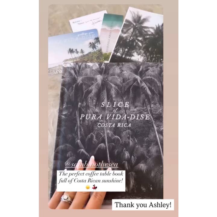 The Sunset Shop - Wholesale Display Book - Costa Rica Coffee Table Book - SLICE OF PURA VIDA-DISE23